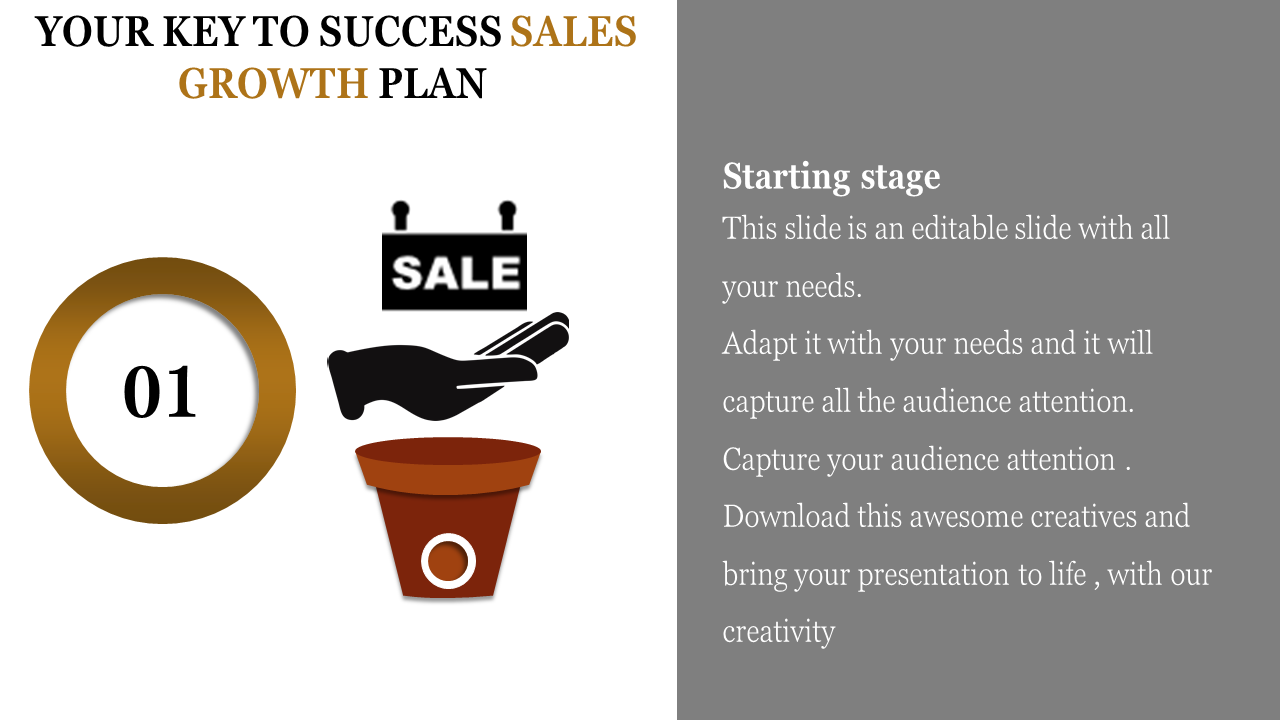 sales growth plan powerpoint presentation-Your Key To Success SALES GROWTH PLAN